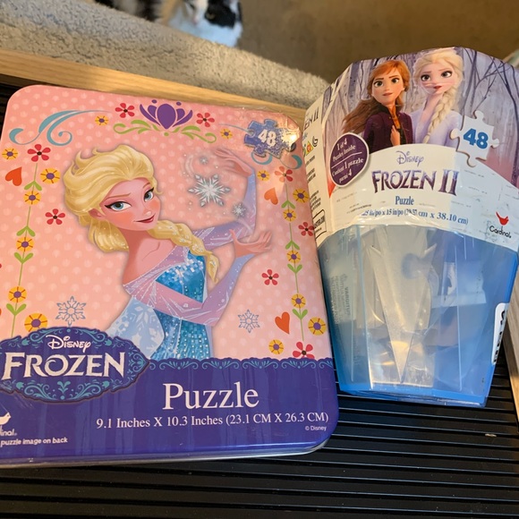 Disney | Toys | 25 Frozen Ii Puzzles 48 Pieces New Anna Elsa | Poshmark